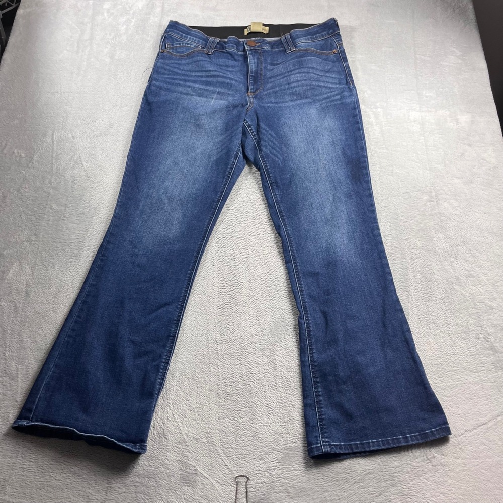 Democracy‎ Absolution Bootcut Jeans Womens 16 Medium Wash Blue Denim Stretch